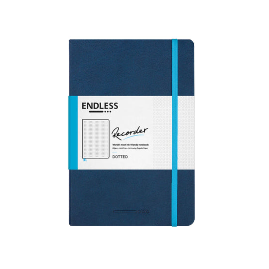 Endless Recorder Deep Ocean Regalia Notebook - A5, Dotted