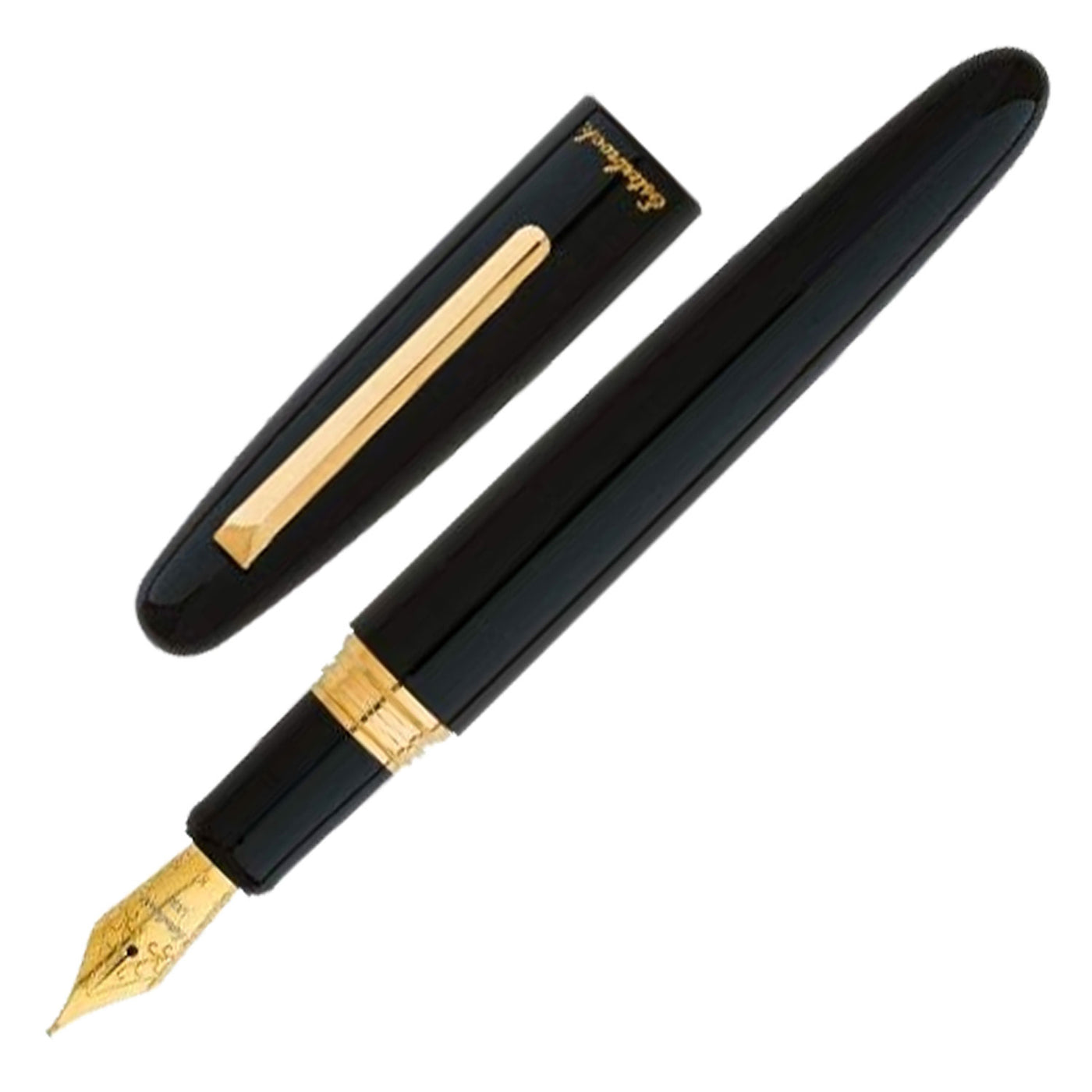 Esterbrook Estie Regular Fountain Pen - Ebony Black GT 1