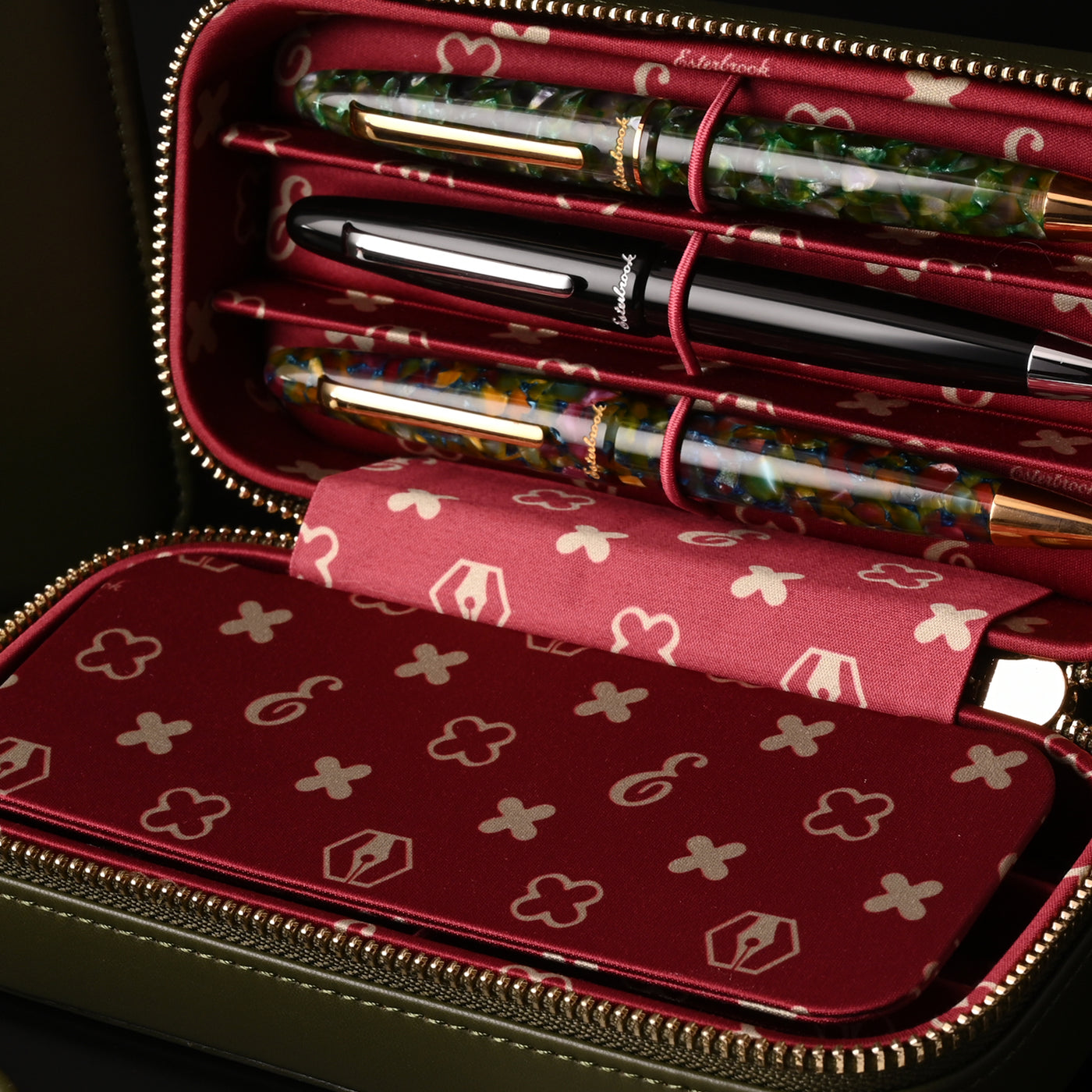 Esterbrook 6 Pen Holder - Moss Green 5