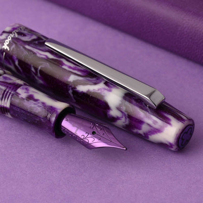 Esterbrook Camden Northern Lights Fountain Pen - Purple Alaska PVD (Limited Edition) 10