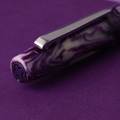 Esterbrook Camden Northern Lights Fountain Pen - Purple Alaska PVD (Limited Edition) 11