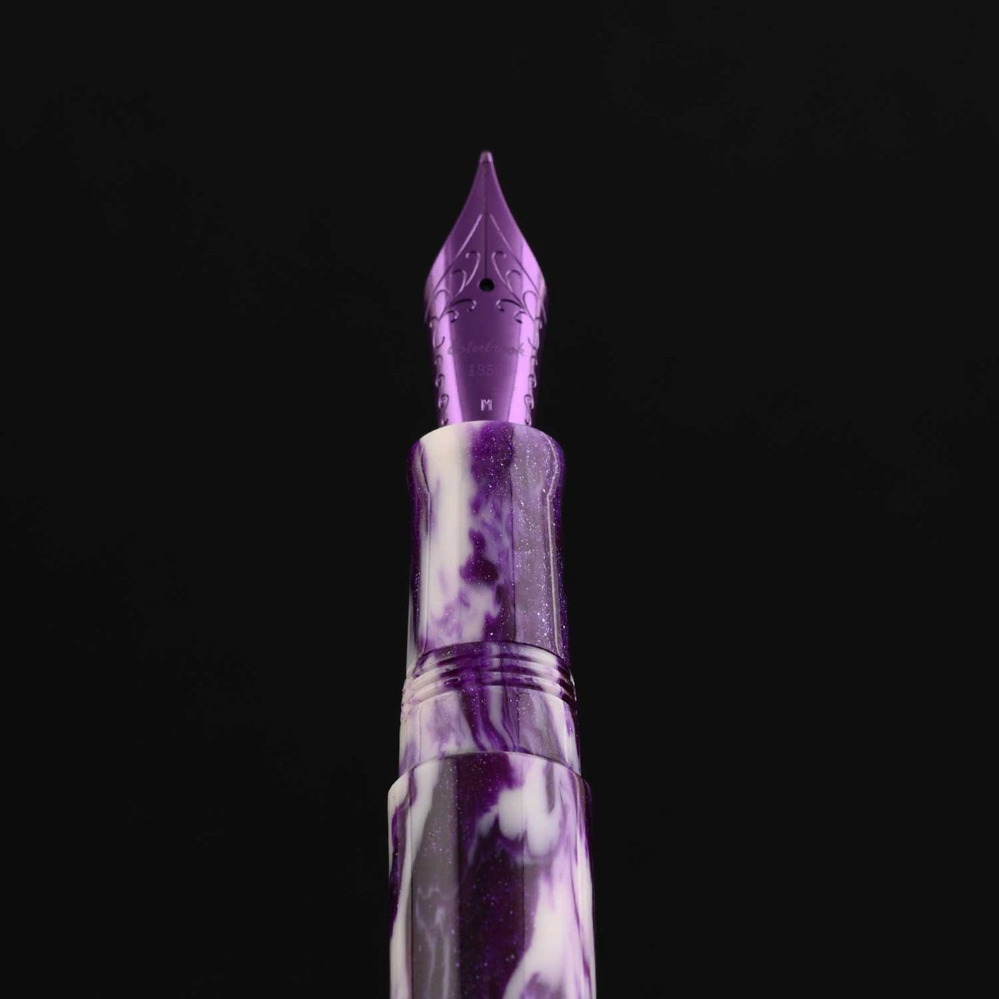 Esterbrook Camden Northern Lights Fountain Pen - Purple Alaska PVD (Limited Edition) 12