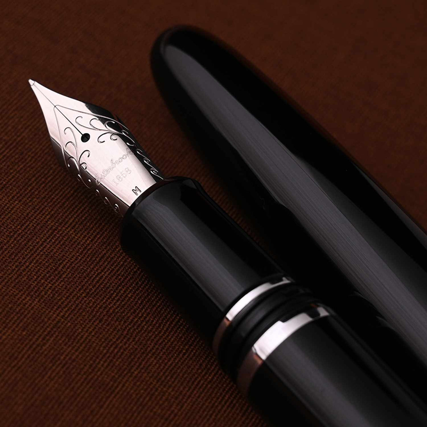 Esterbrook Estie Regular Fountain Pen - Ebony Black CT 8