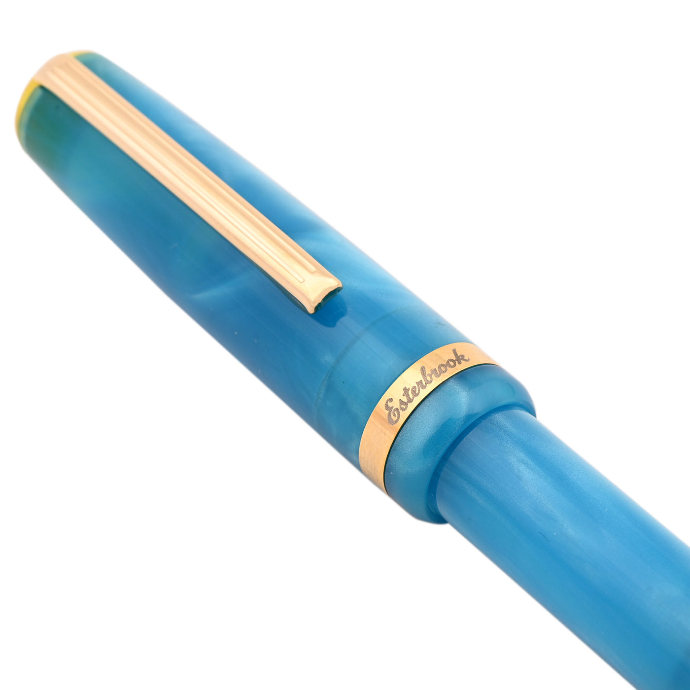 Esterbrook JR Pocket Fountain Pen - Blue Breeze GT 4