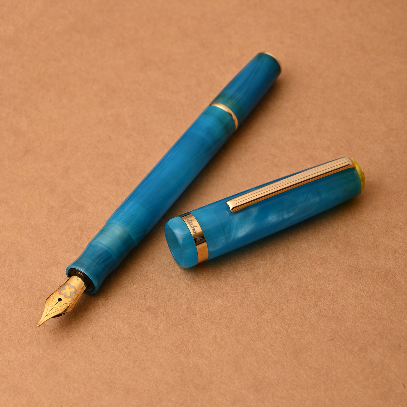 Esterbrook JR Pocket Fountain Pen - Blue Breeze GT 6