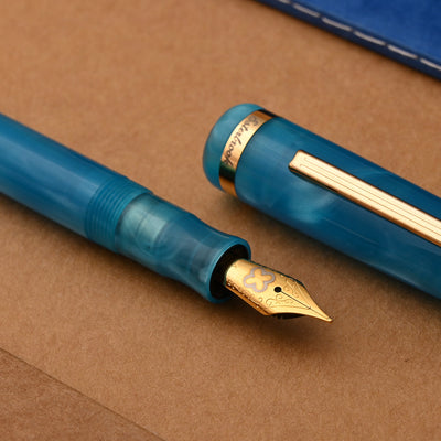 Esterbrook JR Pocket Fountain Pen - Blue Breeze GT 8