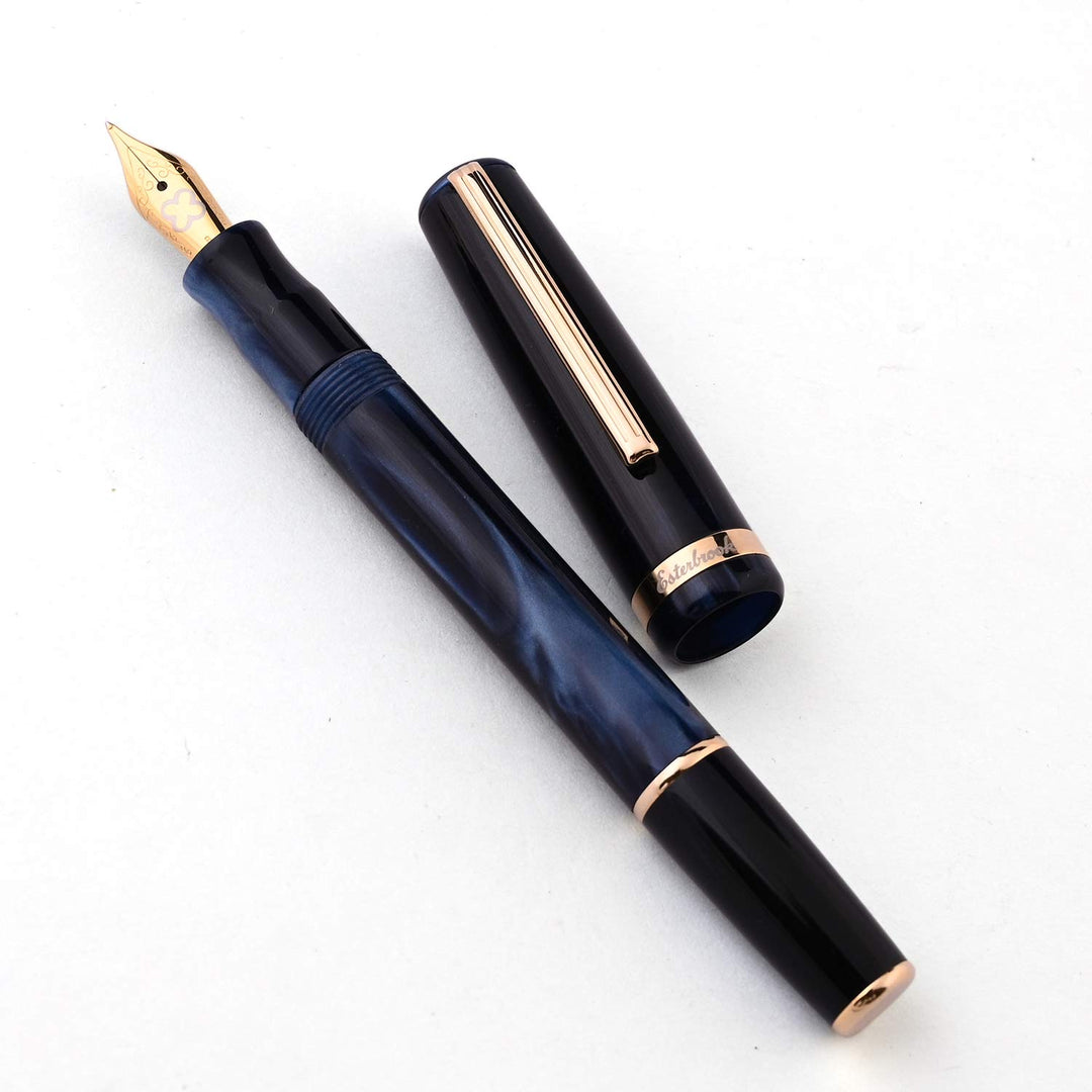 Esterbrook JR Pocket Pen Capri Blau Mit M-Feder - Kompakter Füllfederhalter Für Unterwegs