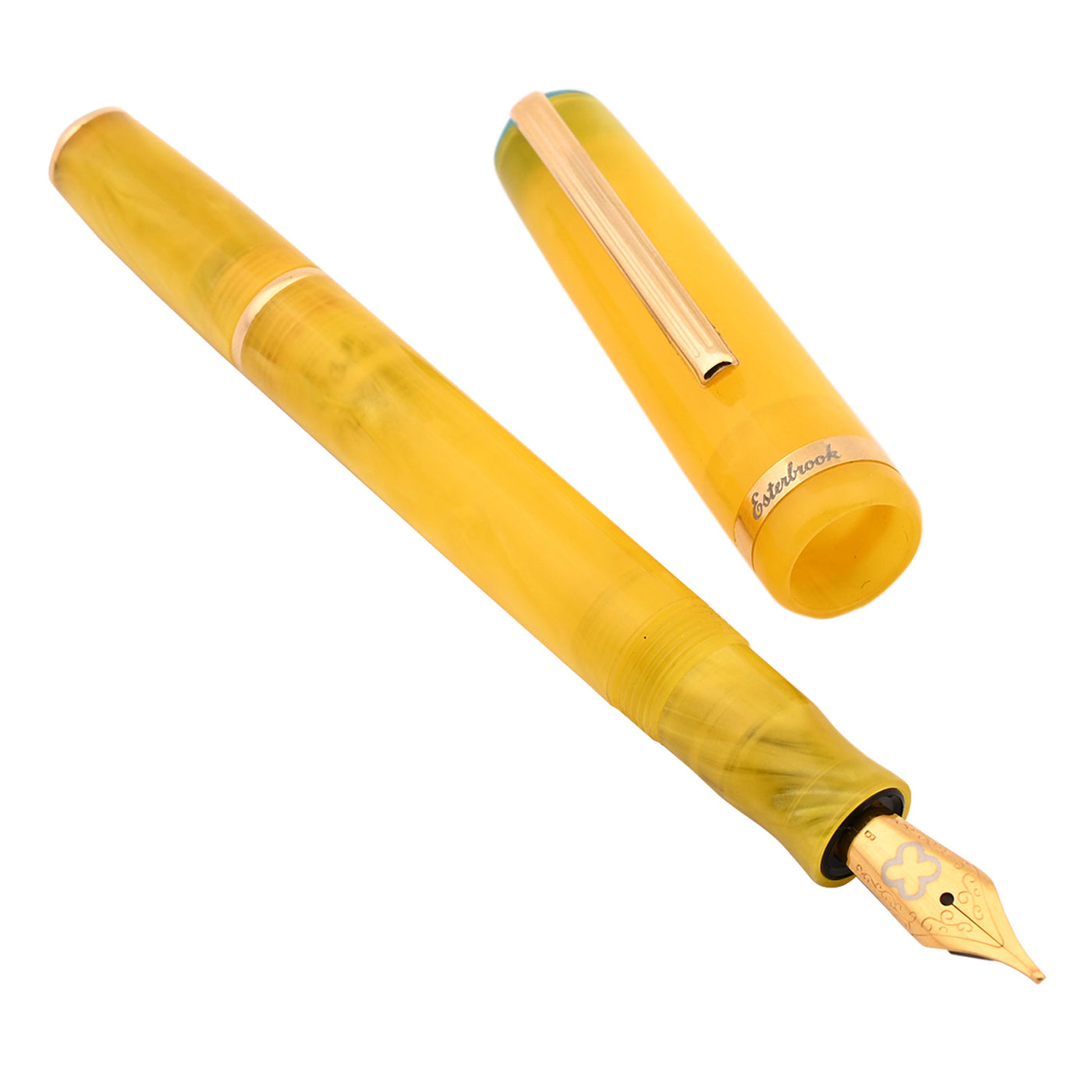 Esterbrook JR Pocket Fountain Pen - Lemon Twist GT 3