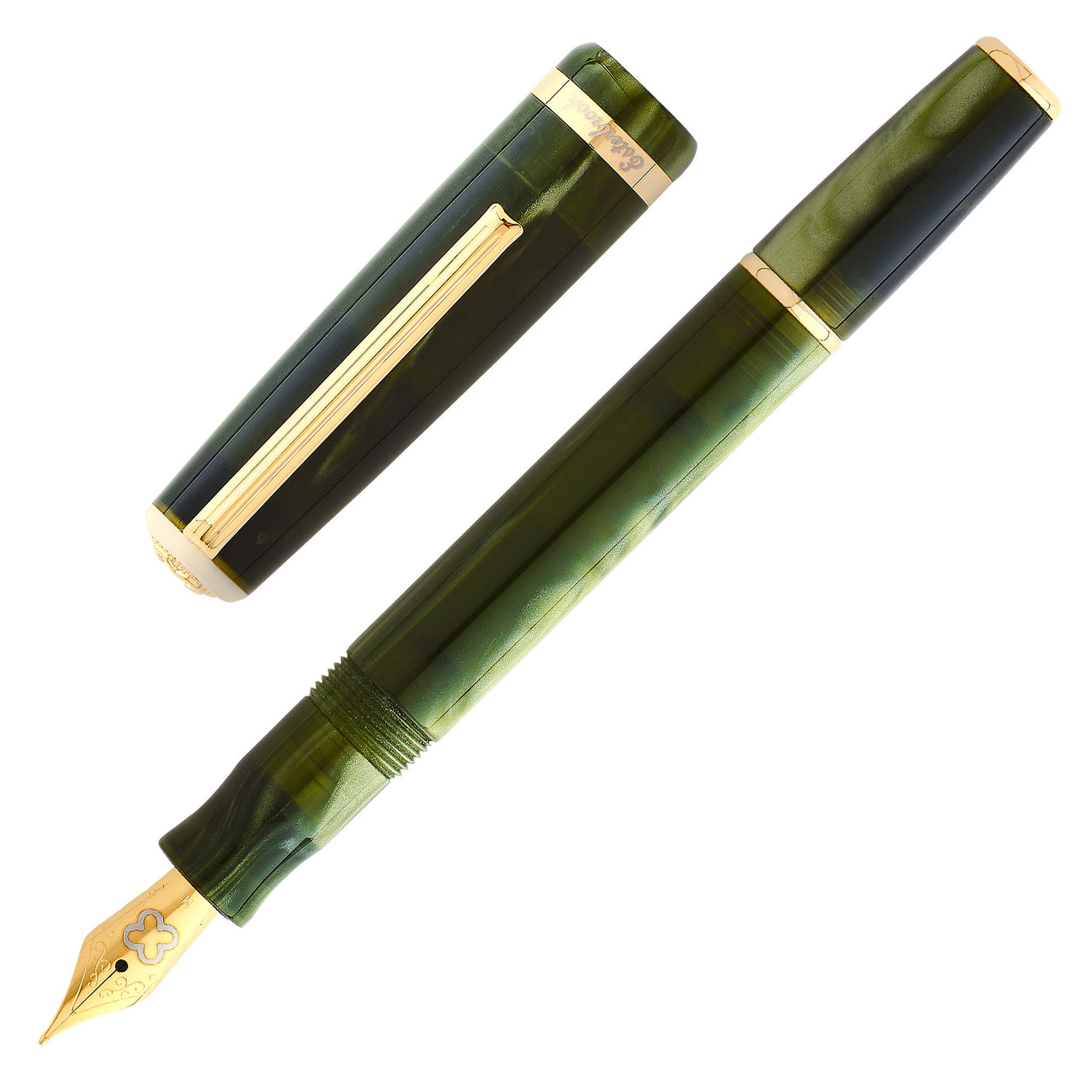 Esterbrook JR Pocket Fountain Pen - Palm Green GT 1