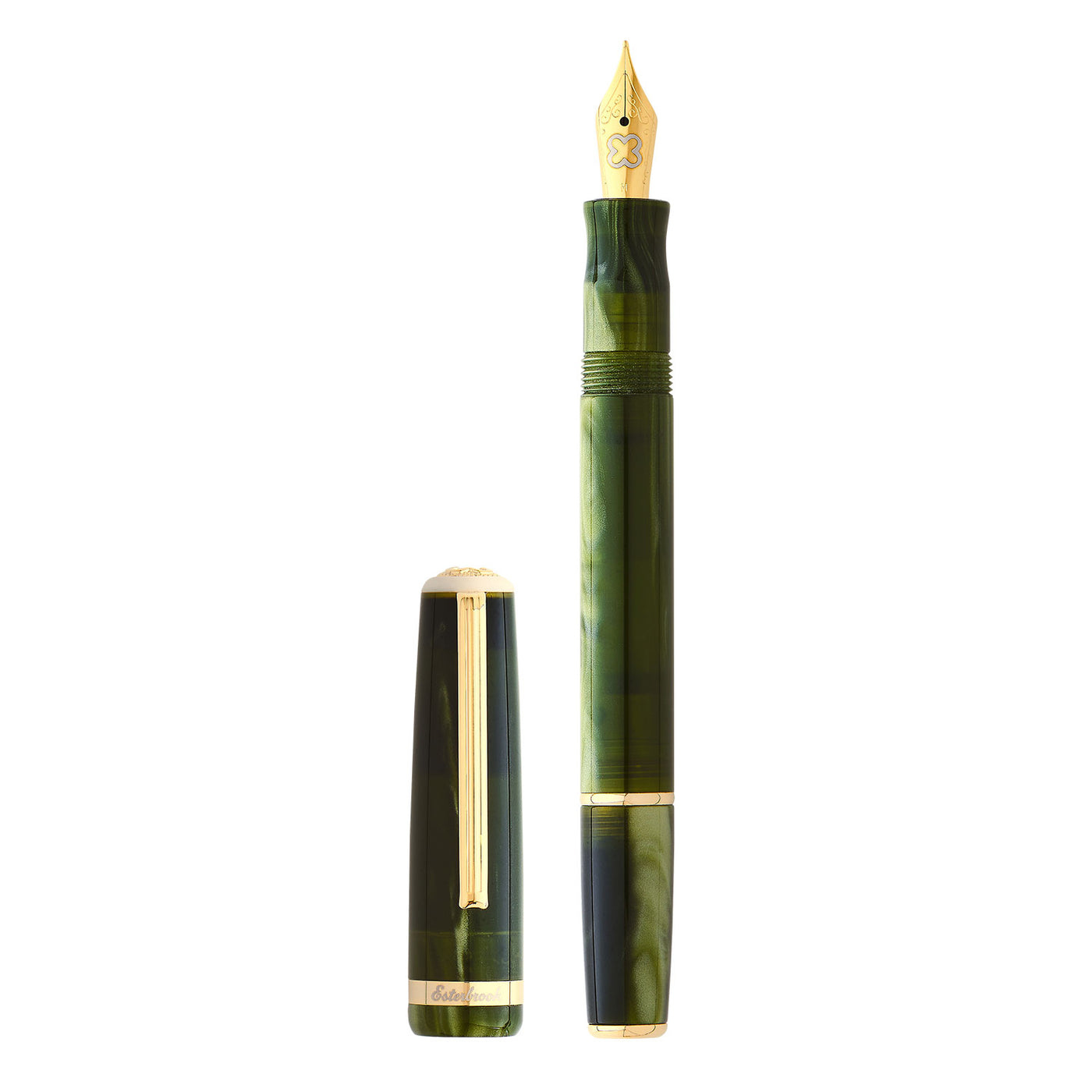 Esterbrook JR Pocket Fountain Pen - Palm Green GT 2
