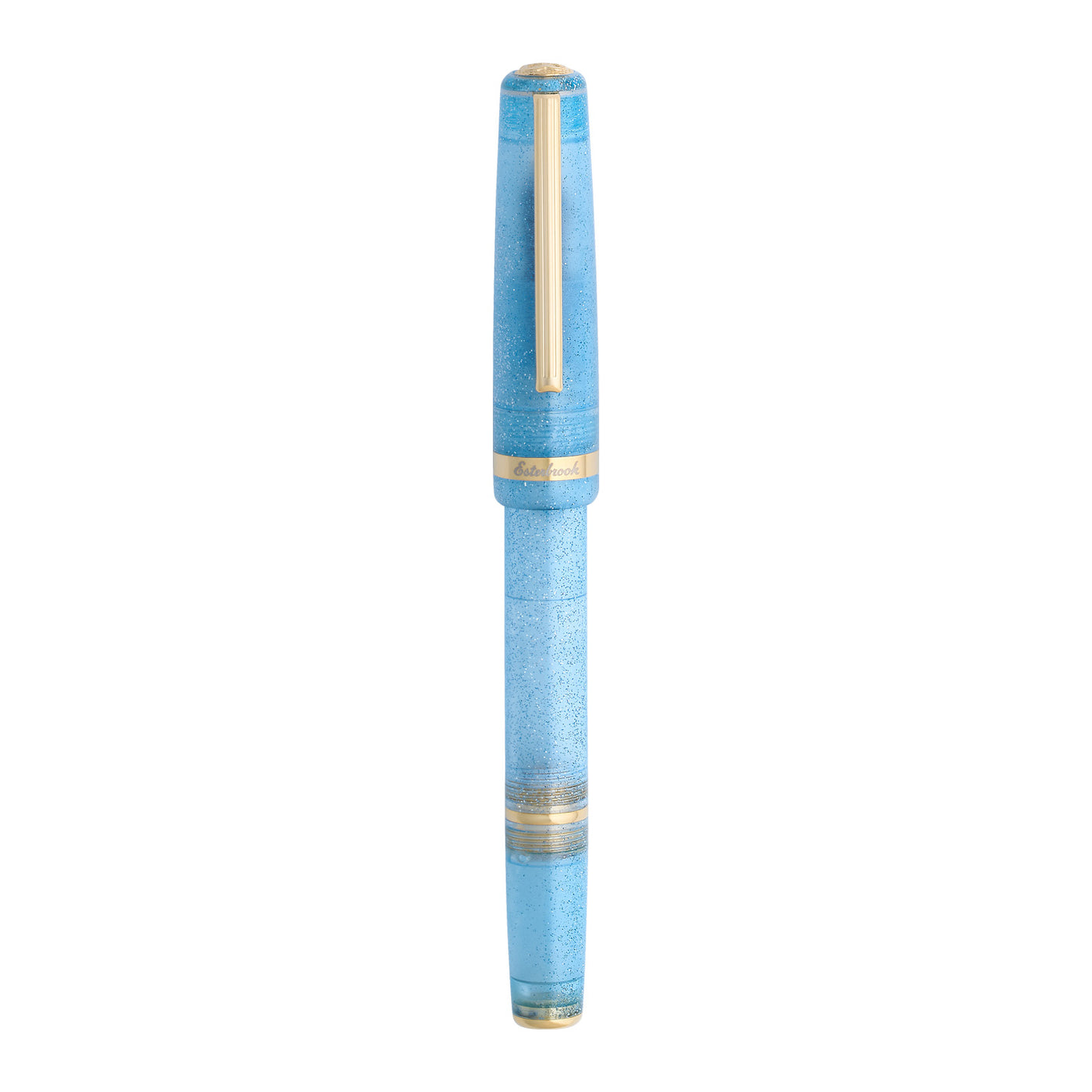 Esterbrook JR Pocket Fountain Pen - Twinkle Ice Blue GT (Limited Edition)