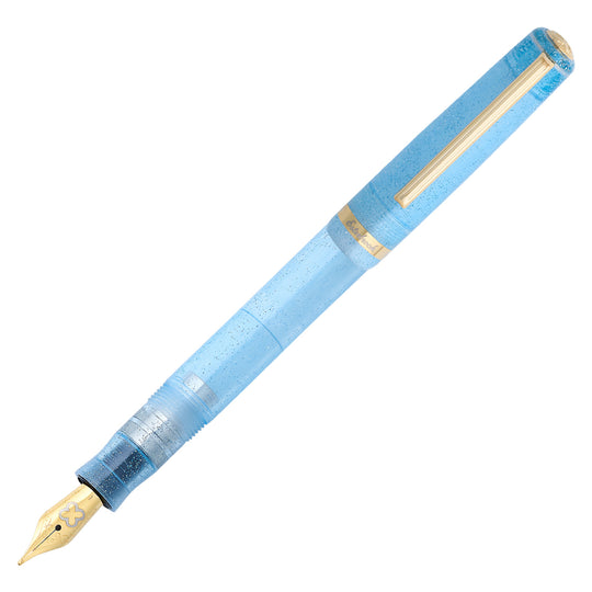 Esterbrook JR Pocket Fountain Pen - Twinkle Ice Blue GT (Limited Edition)