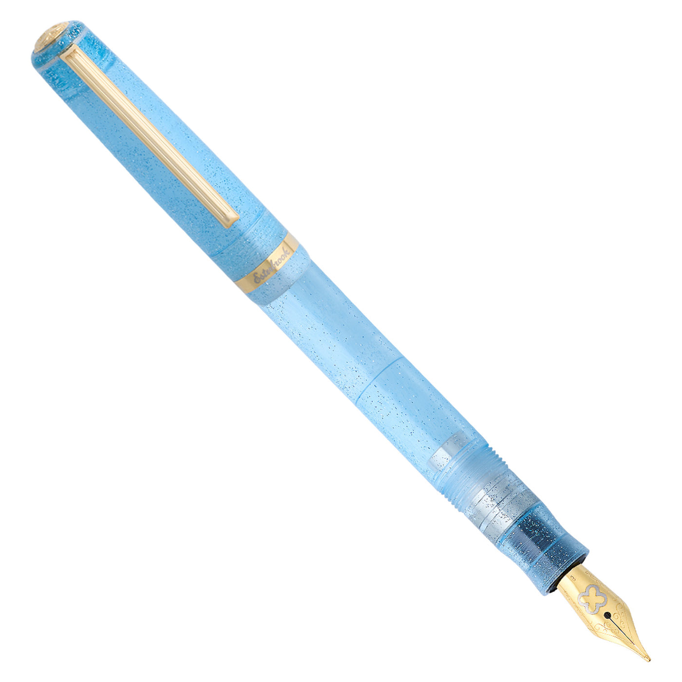 Esterbrook JR Pocket Fountain Pen - Twinkle Ice Blue GT (Limited Edition)