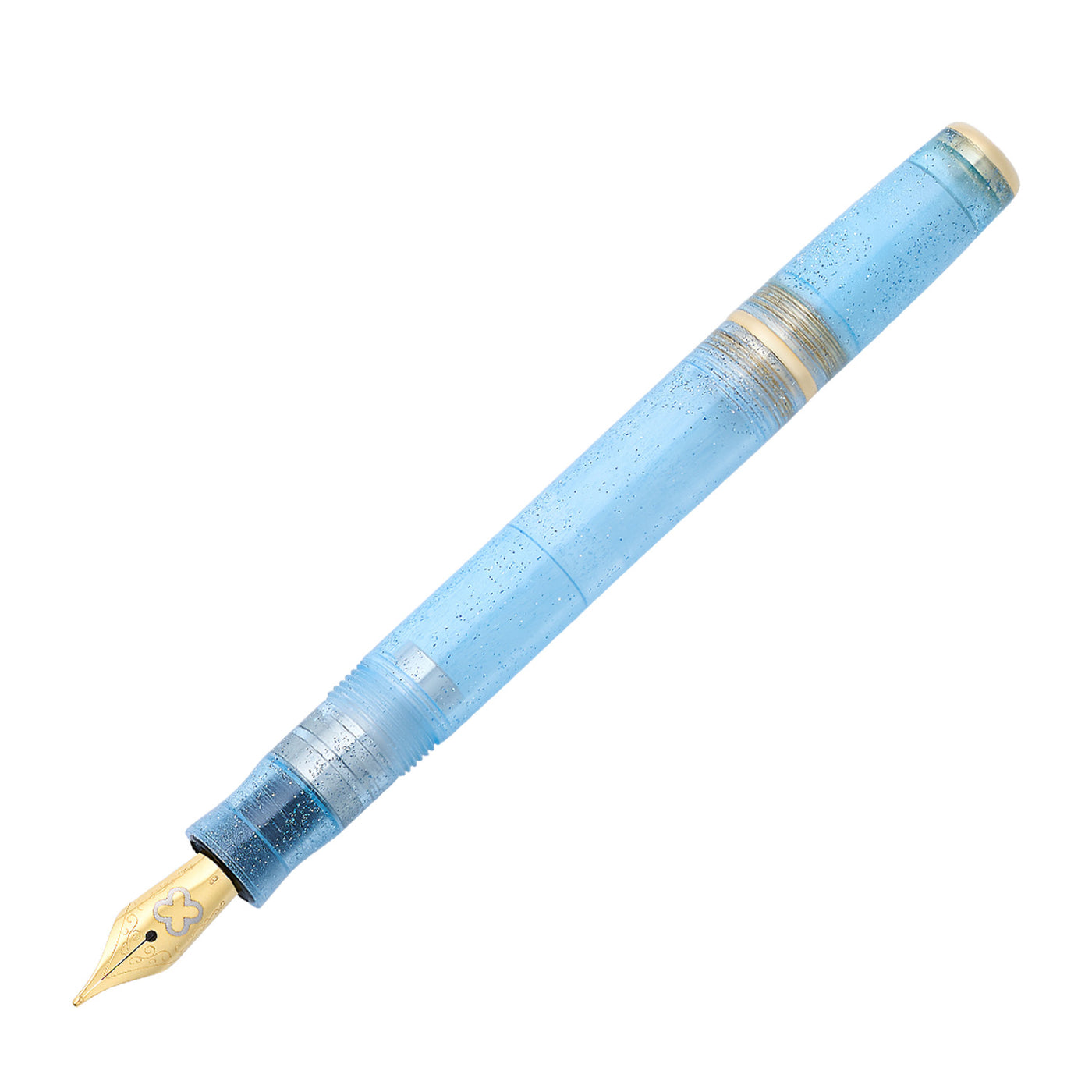 Esterbrook JR Pocket Fountain Pen - Twinkle Ice Blue GT (Limited Edition)