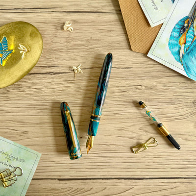 Esterbrook x Bungubox Estie Kingfisher Fountain Pen