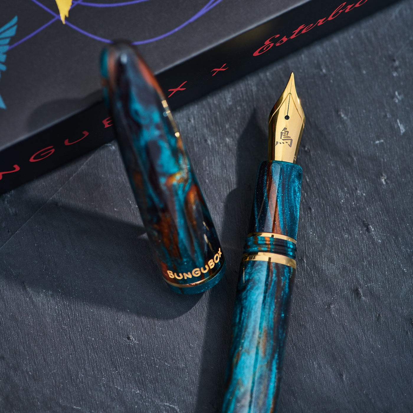 Esterbrook x Bungubox Estie Kingfisher Fountain Pen