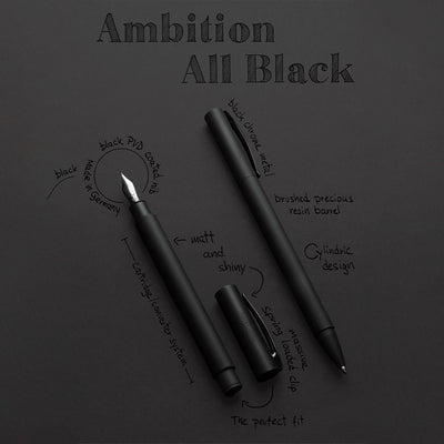 Faber-Castell Ambition Ball Pen - All Black PVD (Special Edition)
