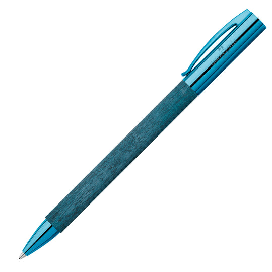 Faber-Castell Ambition Ball Pen - Blue Wood PVD (Special Edition)