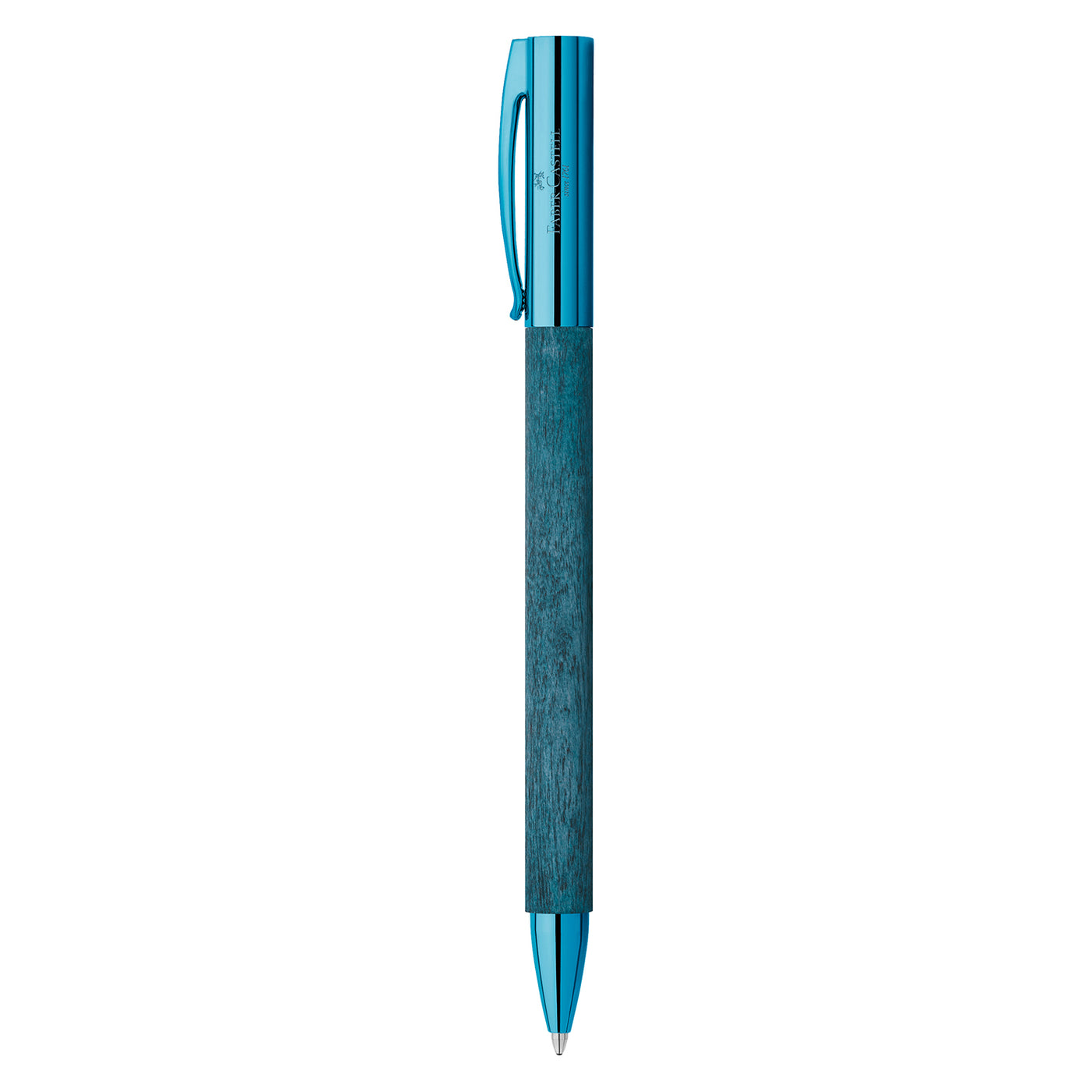 Faber-Castell Ambition Ball Pen - Blue Wood PVD (Special Edition)