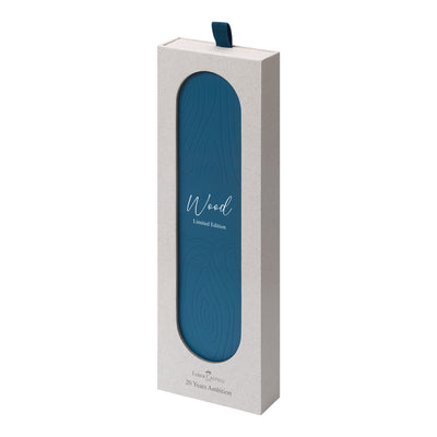Faber-Castell Ambition Ball Pen - Blue Wood PVD (Special Edition)