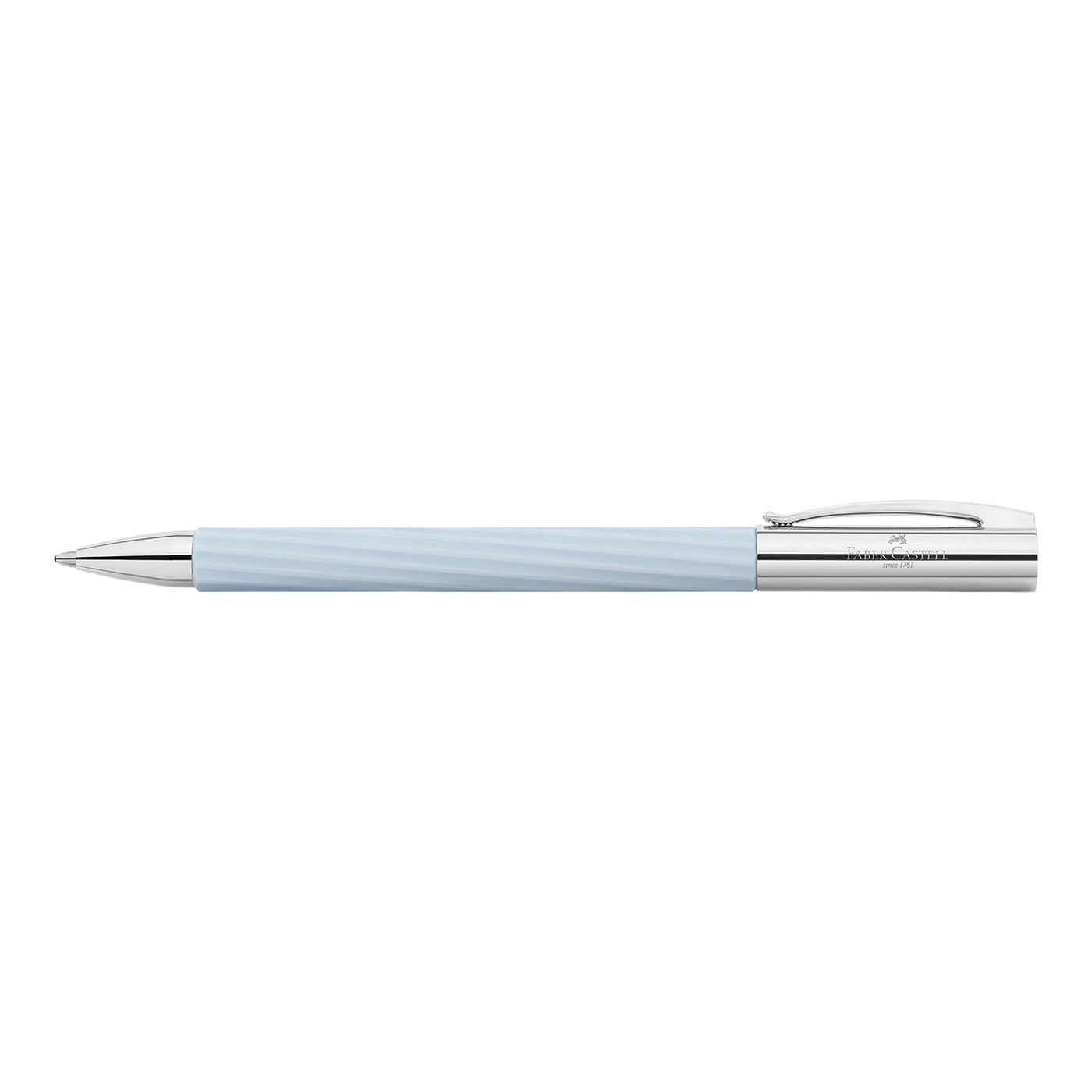 Faber-Castell Ambition Ball Pen - Italic Ice Blue CT