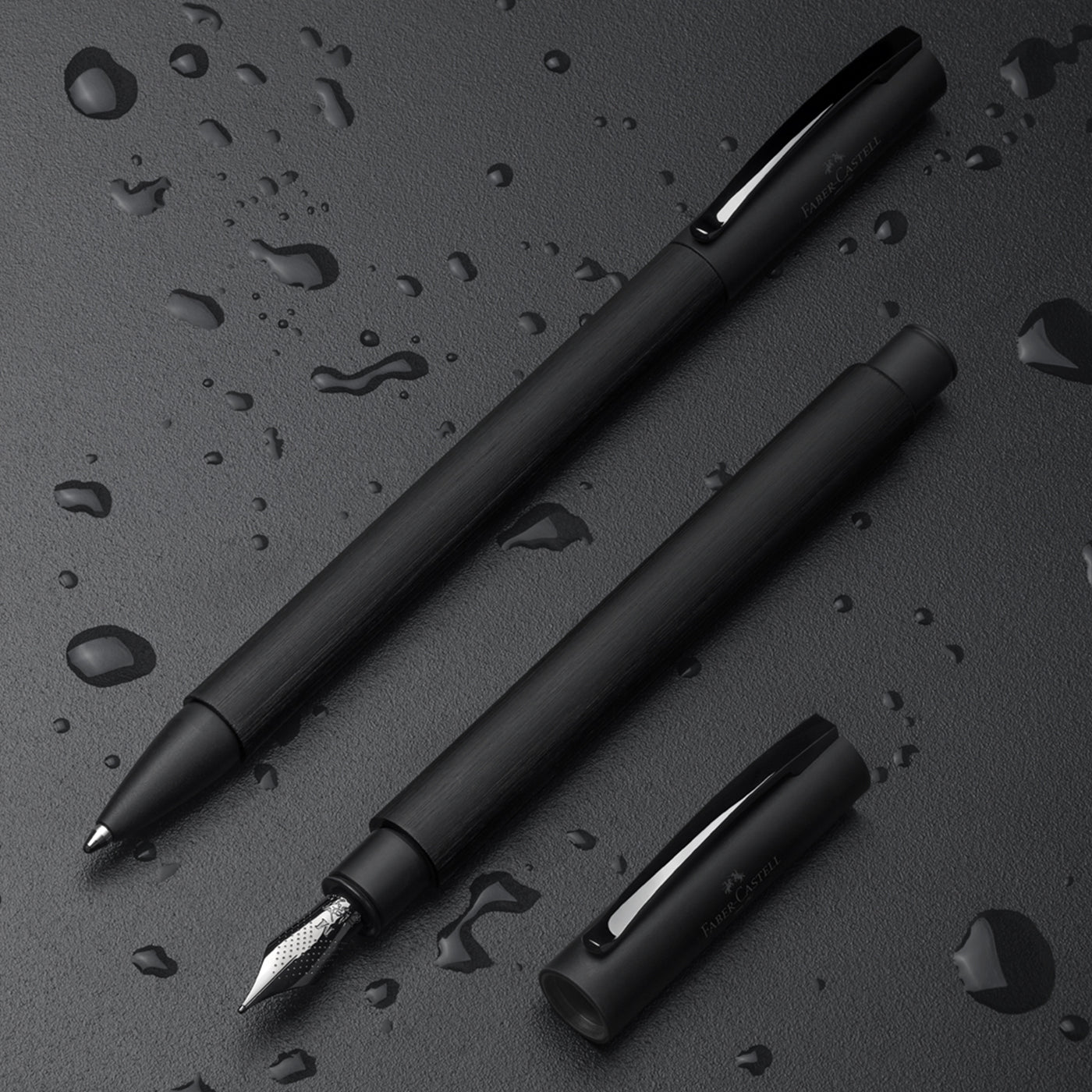 Faber-Castell Ambition Fountain Pen - All Black PVD (Special Edition)