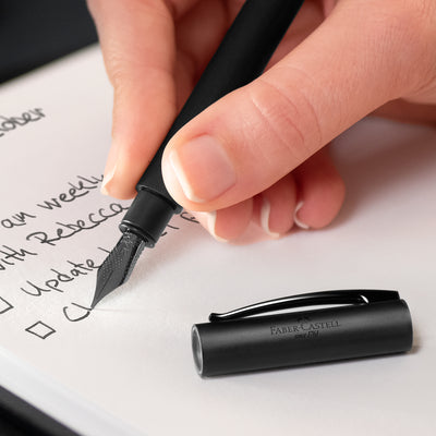 Faber-Castell Ambition Fountain Pen - All Black PVD (Special Edition)