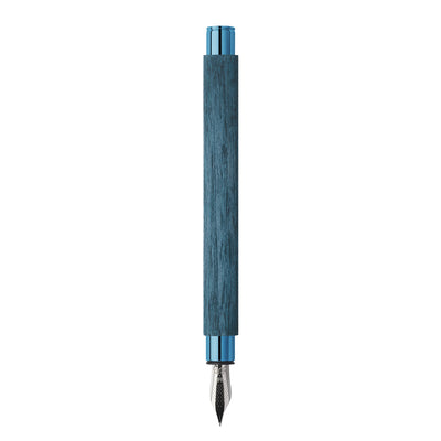 Faber-Castell Ambition Fountain Pen - Blue Wood PVD (Special Edition)