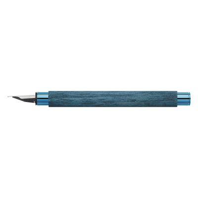 Faber-Castell Ambition Fountain Pen - Blue Wood PVD (Special Edition)
