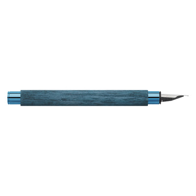 Faber-Castell Ambition Fountain Pen - Blue Wood PVD (Special Edition)