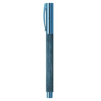 Faber-Castell Ambition Fountain Pen - Blue Wood PVD (Special Edition)