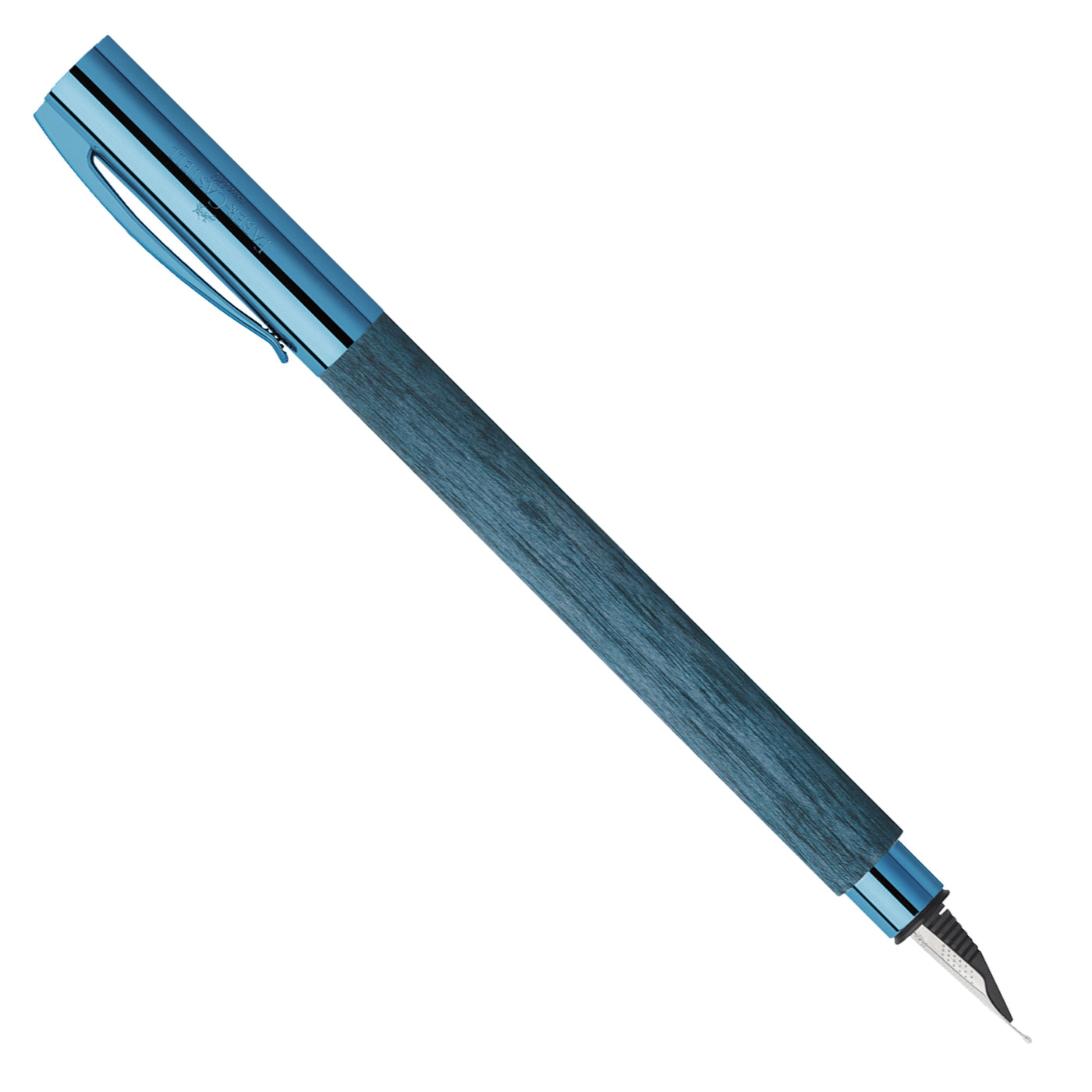 Faber-Castell Ambition Fountain Pen - Blue Wood PVD (Special Edition)