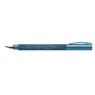 Faber-Castell Ambition Fountain Pen - Blue Wood PVD (Special Edition)