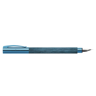 Faber-Castell Ambition Fountain Pen - Blue Wood PVD (Special Edition)