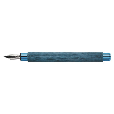 Faber-Castell Ambition Fountain Pen - Blue Wood PVD (Special Edition)