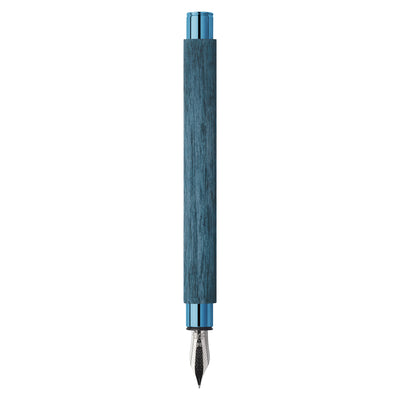 Faber-Castell Ambition Fountain Pen - Blue Wood PVD (Special Edition)