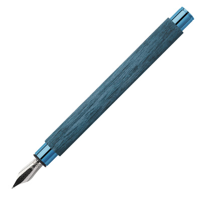 Faber-Castell Ambition Fountain Pen - Blue Wood PVD (Special Edition)