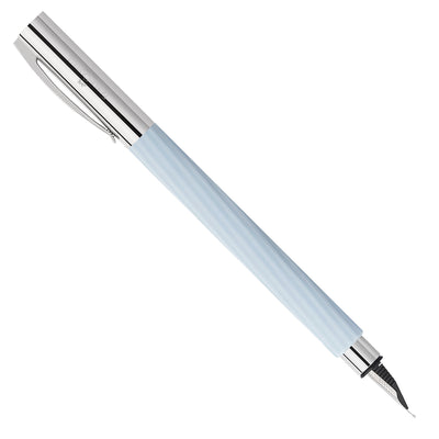Faber-Castell Ambition Fountain Pen - Italic Ice Blue CT