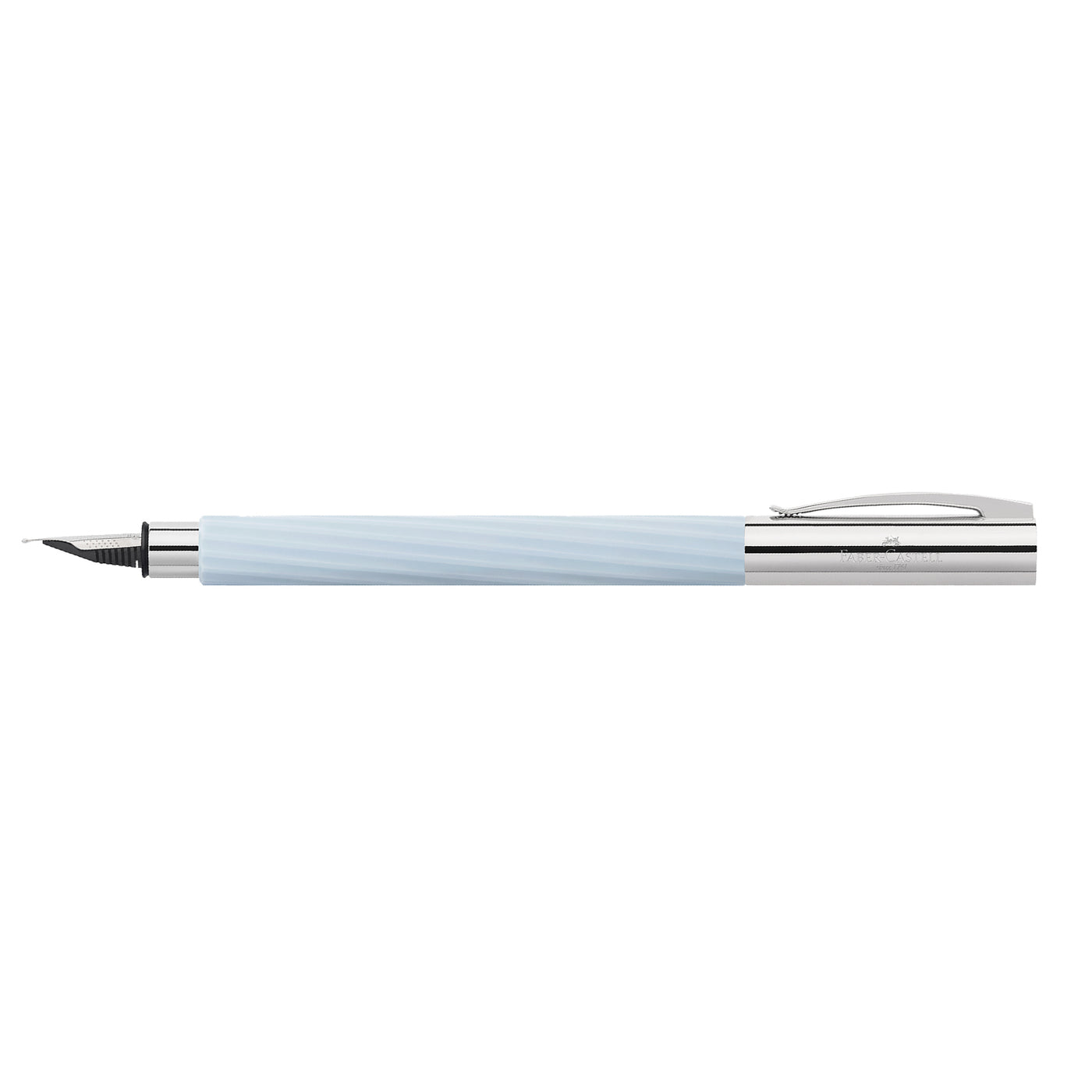 Faber-Castell Ambition Fountain Pen - Italic Ice Blue CT