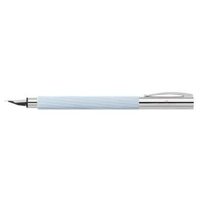 Faber-Castell Ambition Fountain Pen - Italic Ice Blue CT