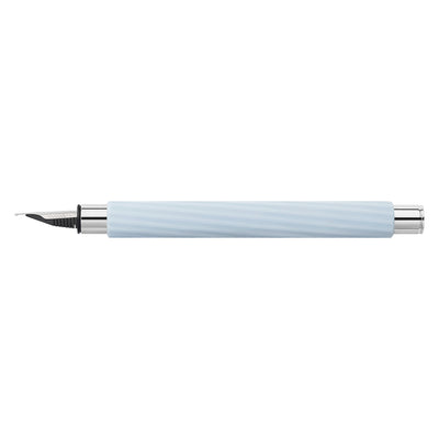 Faber-Castell Ambition Fountain Pen - Italic Ice Blue CT
