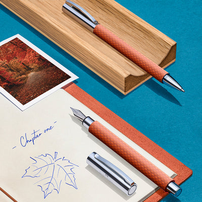 Faber-Castell Ambition Fountain Pen - OpArt Autumn Leaves CT