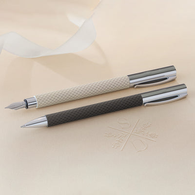 Faber-Castell Ambition Fountain Pen - OpArt Black Sand CT