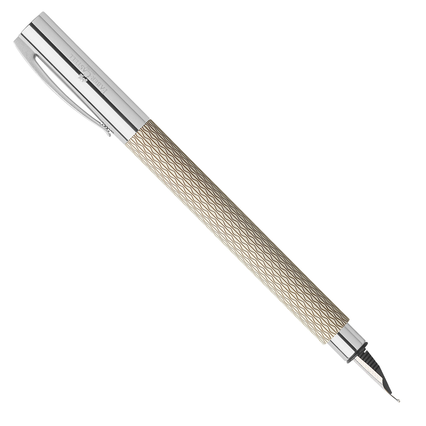 Faber-Castell Ambition Fountain Pen - OpArt White Sand CT