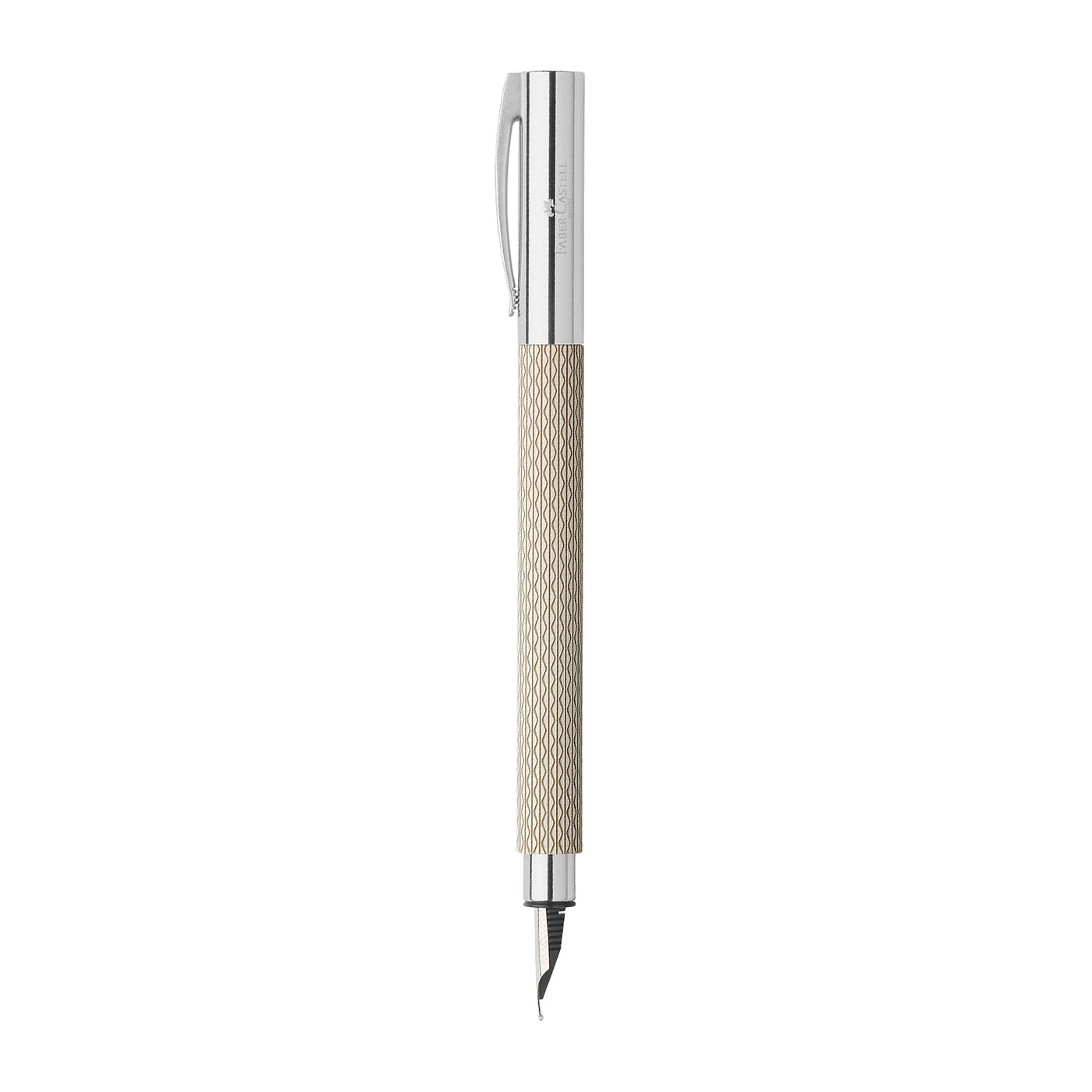 Faber-Castell Ambition Fountain Pen - OpArt White Sand CT