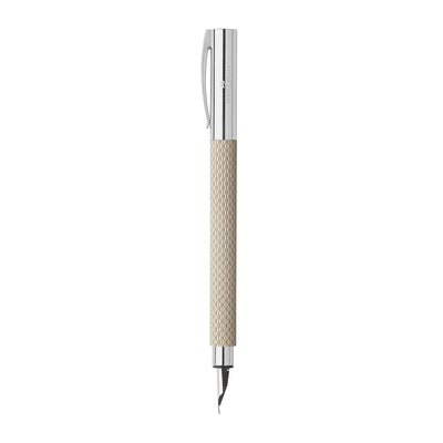 Faber-Castell Ambition Fountain Pen - OpArt White Sand CT
