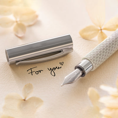 Faber-Castell Ambition Fountain Pen - OpArt White Sand CT