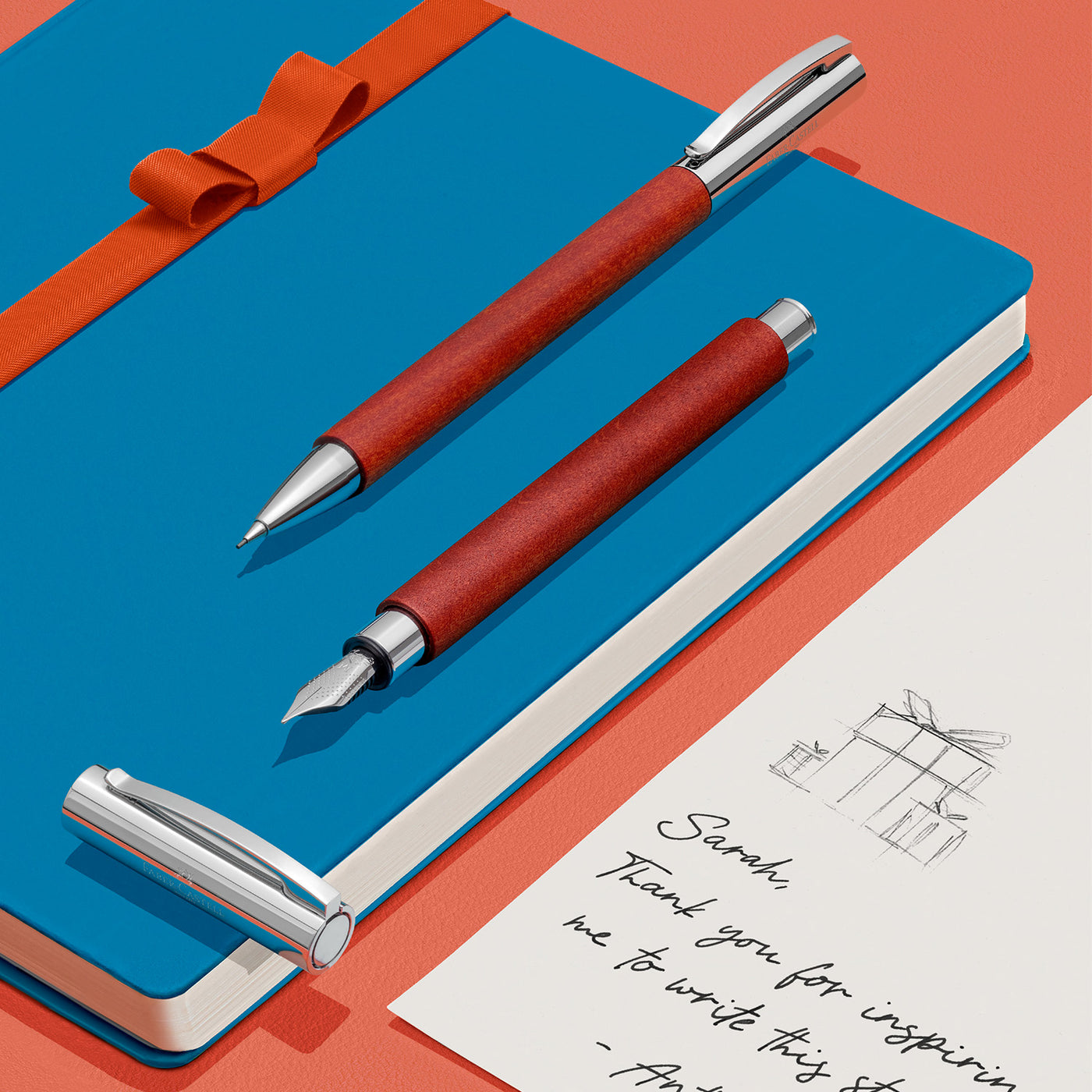 Faber-Castell Ambition Fountain Pen - Pearwood