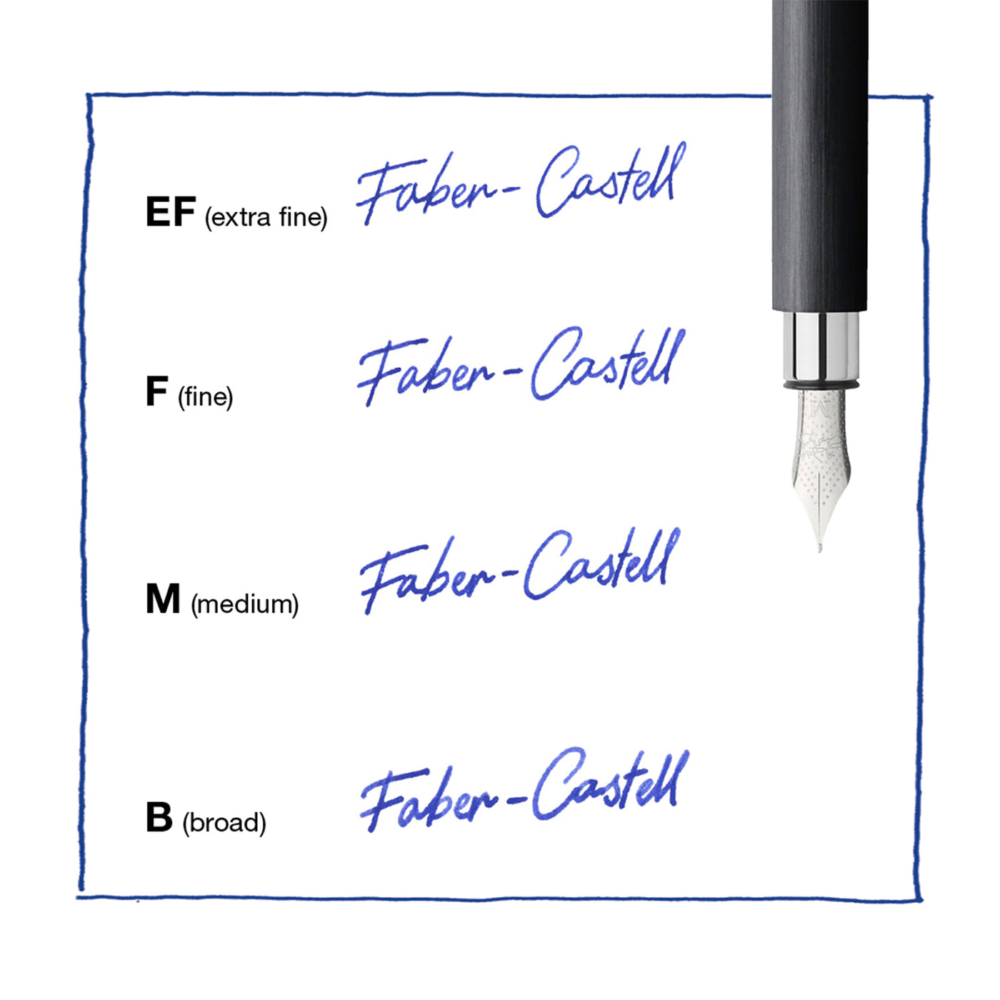 Faber-Castell Ambition Fountain Pen - Resin Black CT