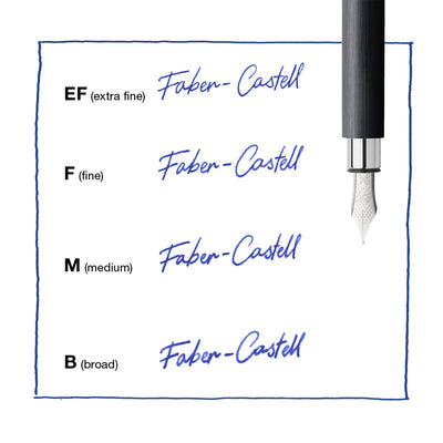 Faber-Castell Ambition Fountain Pen - Resin Black CT